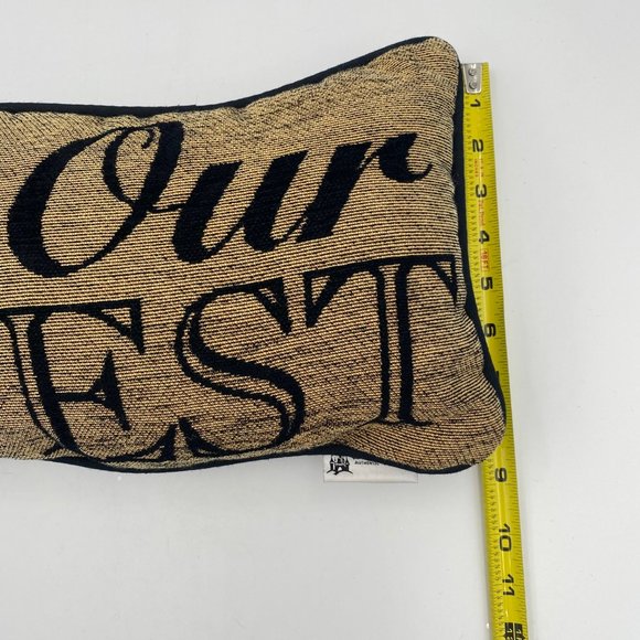 Disney Parks Beauty and the Beast Be Our Guest Throw Pillow 16” X 9” Rectangle - Picture 7 of 7